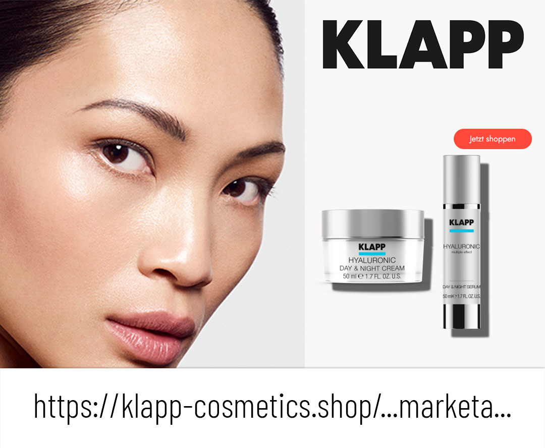Link zum Partner Shop von KLAPP Cosmetics über diesen Link verlassen Sie unsere Homepage